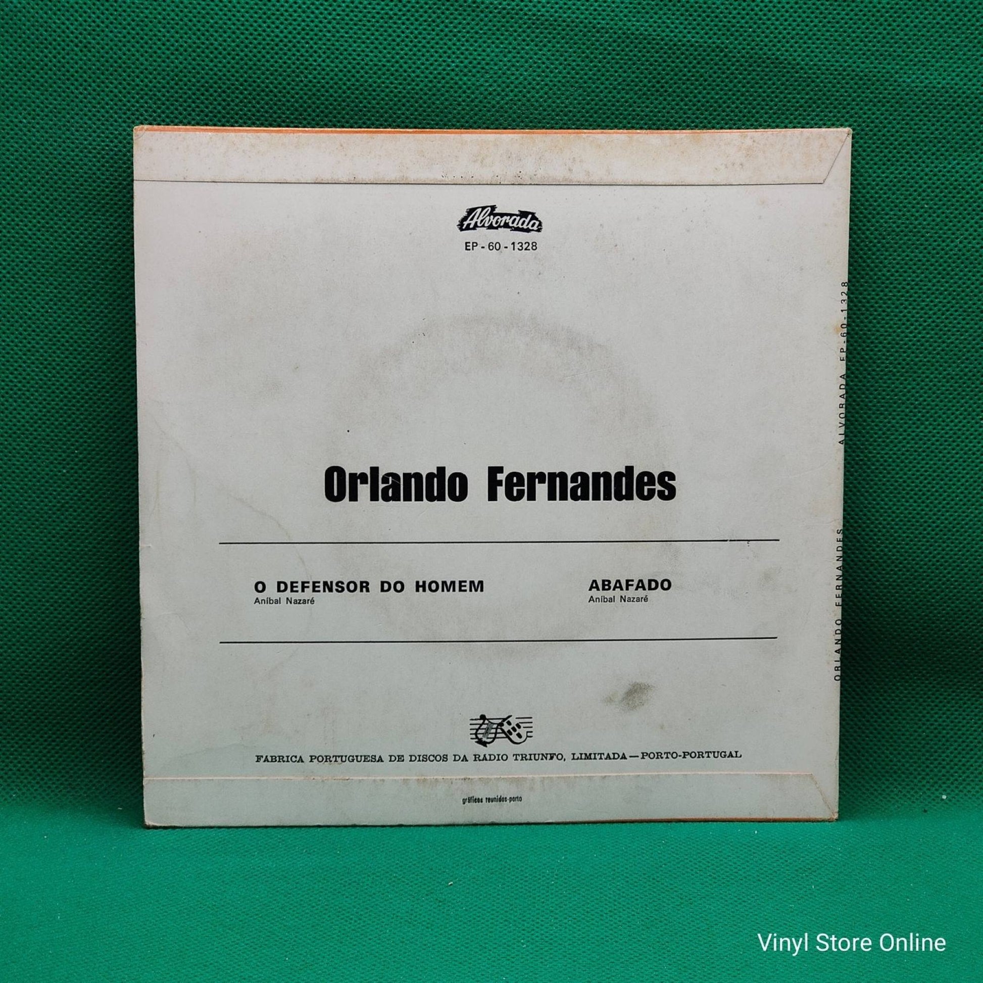 Orlando Fernandes ‎– O Defensor Do Homem - Vinyl Store Online