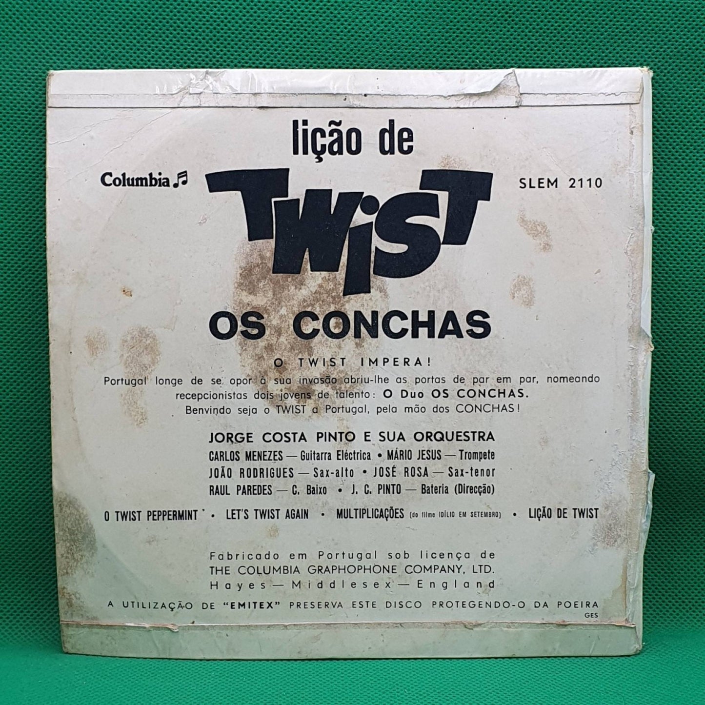 Os Conchas ‎– Lição De Twist - Vinyl Store Online