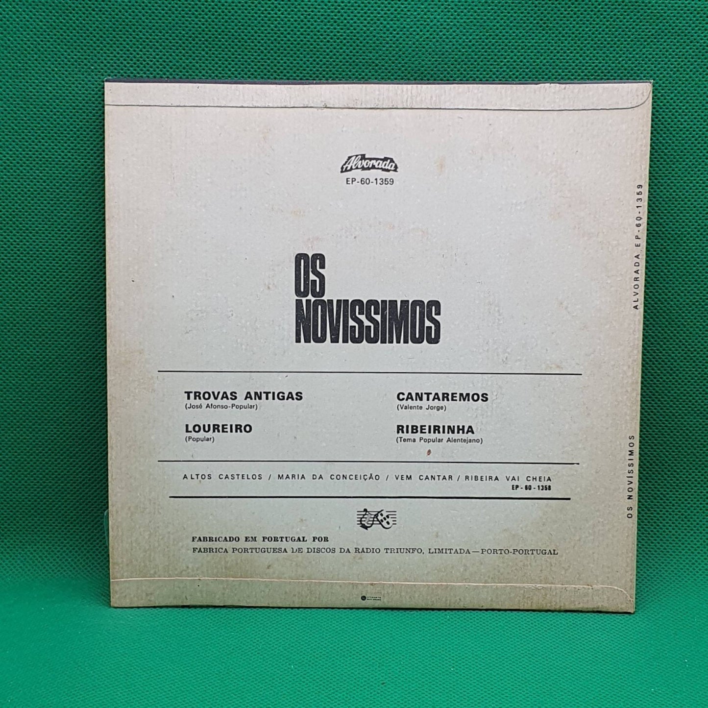 Os Novíssimos ‎– Trovas Antigas - Vinyl Store Online