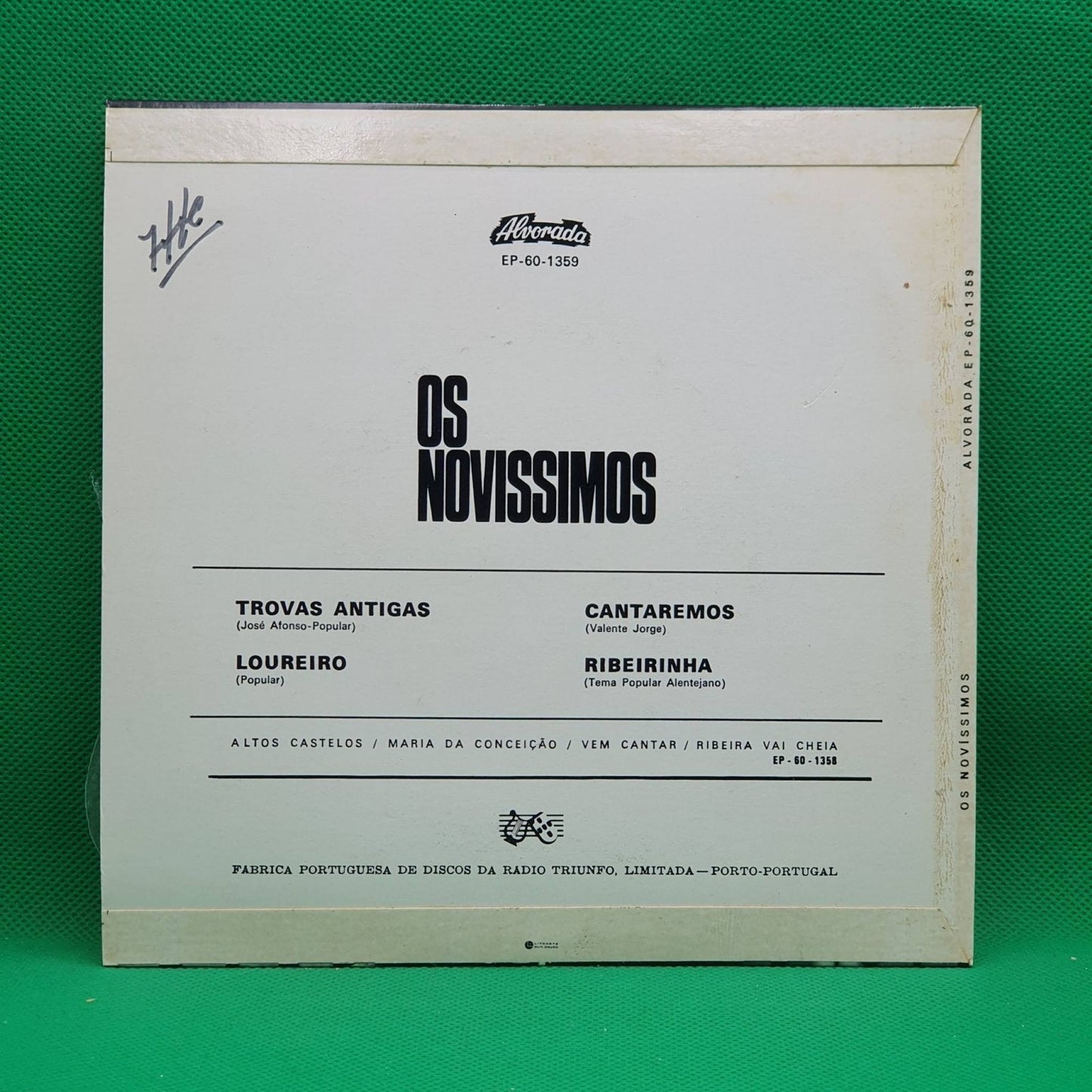 Os Novíssimos ‎– Trovas Antigas - Vinyl Store Online