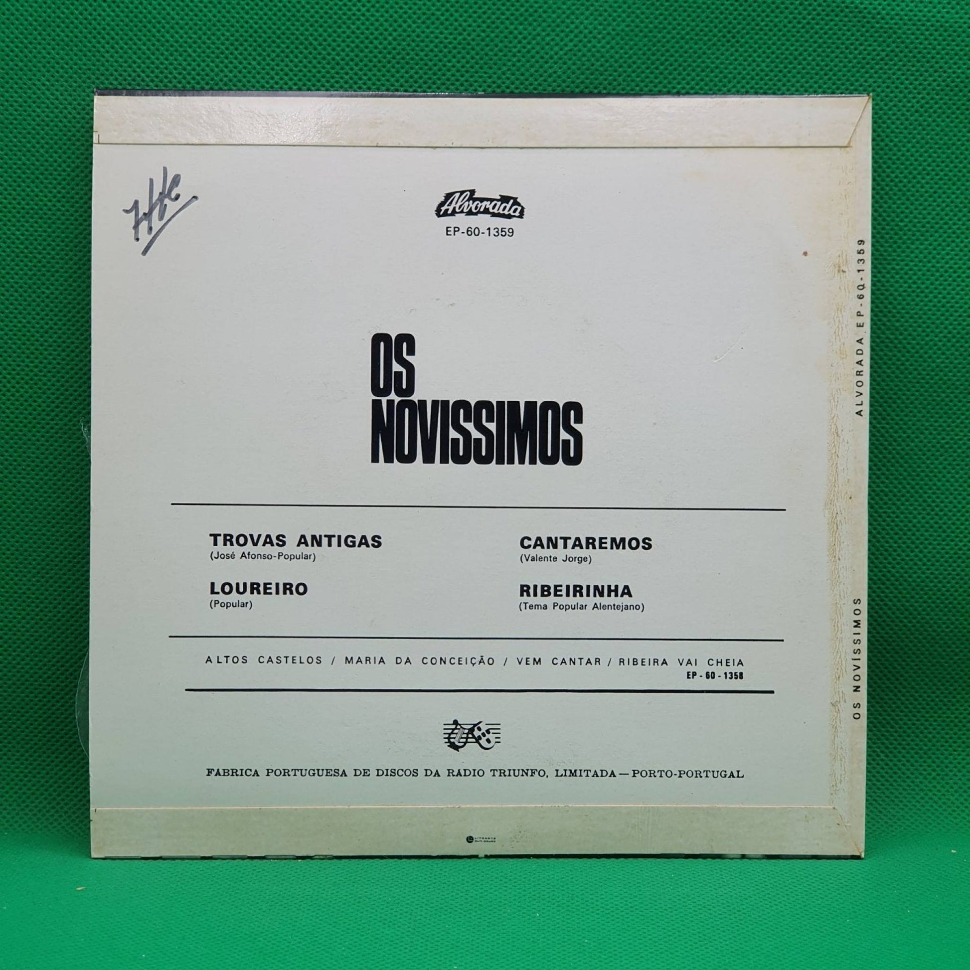Os Novíssimos ‎– Trovas Antigas - Vinyl Store Online