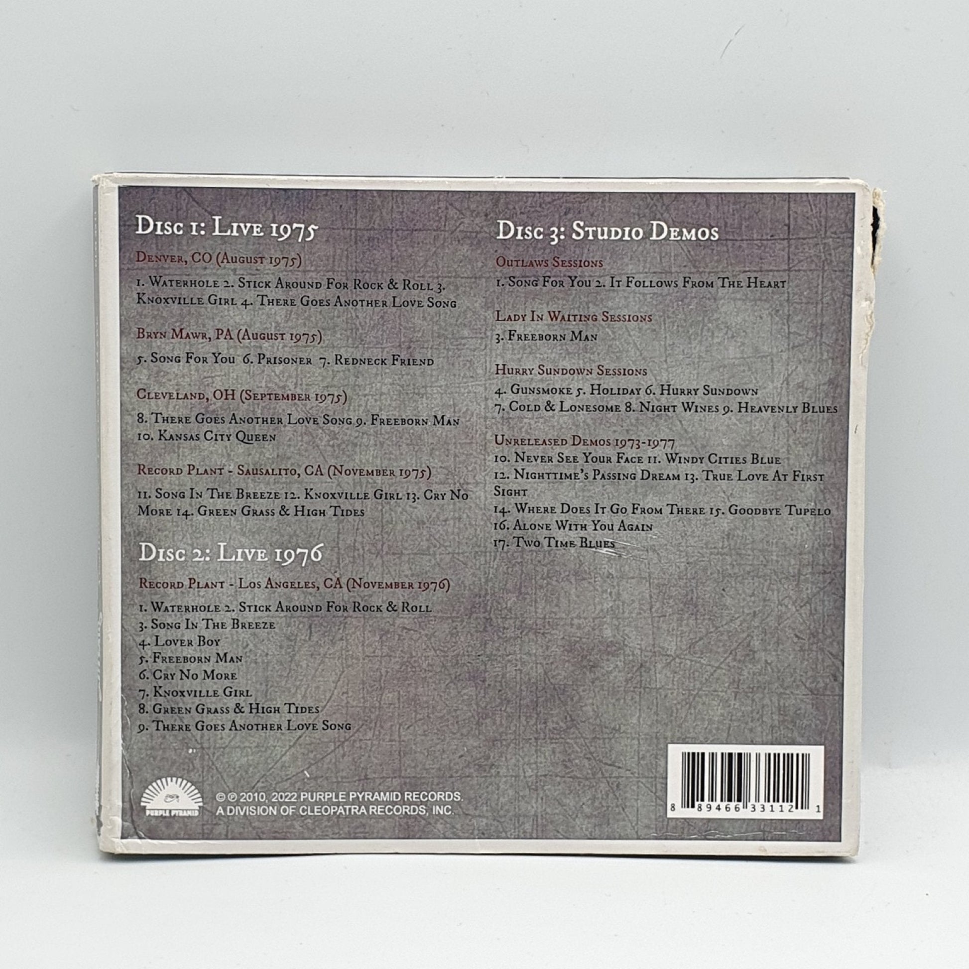 Outlaws ‎– Anthology (Live And Rare) - Vinyl Store Online