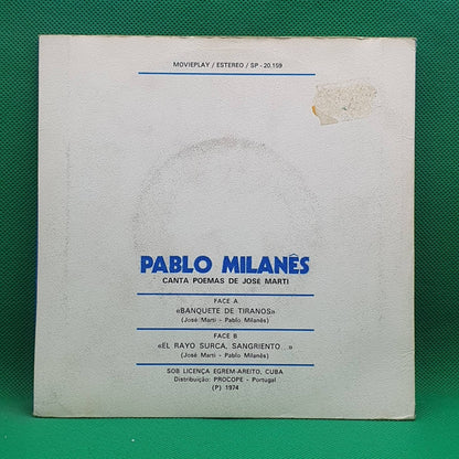 Pablo Milanés ‎– Canta Poemas De José Martí / Banquete De Tiranos - Vinyl Store Online