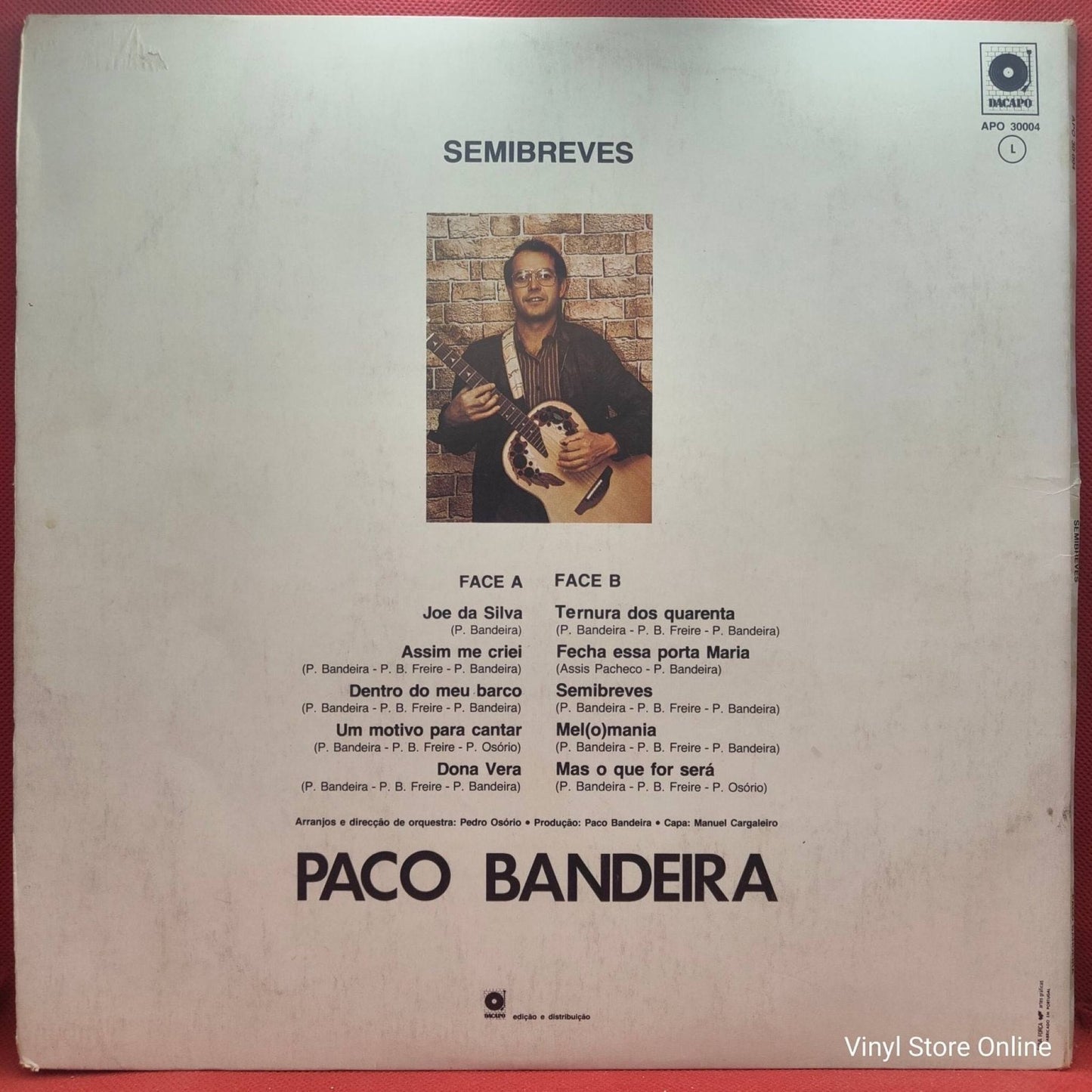 Paco Bandeira ‎– Semibreves - Vinyl Store Online