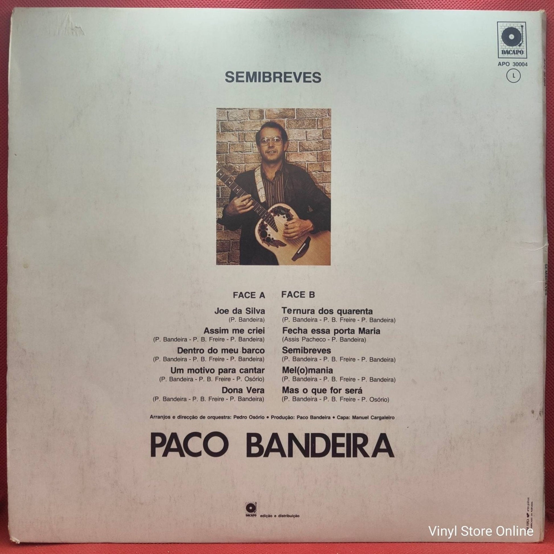 Paco Bandeira ‎– Semibreves - Vinyl Store Online
