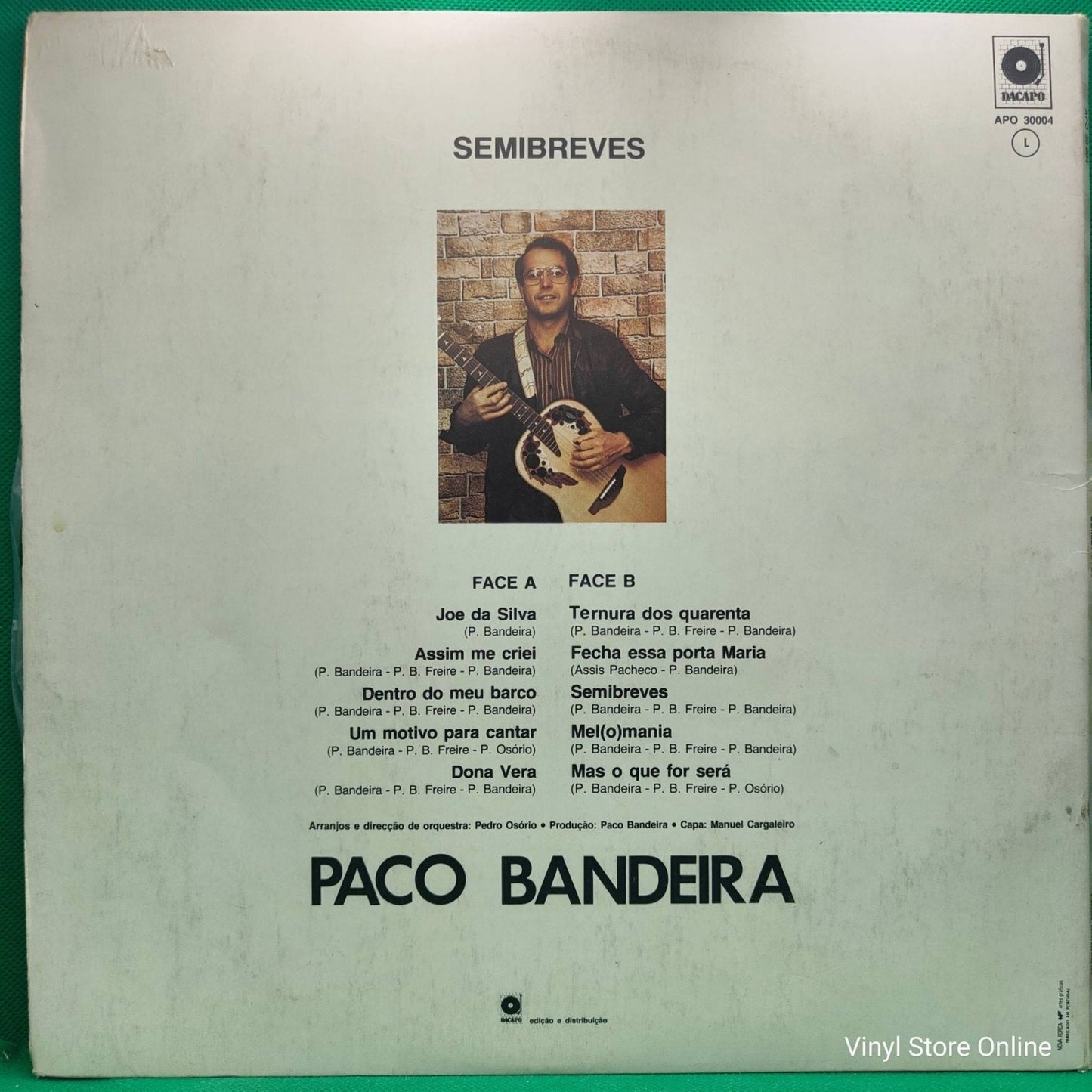 Paco Bandeira ‎– Semibreves - Vinyl Store Online