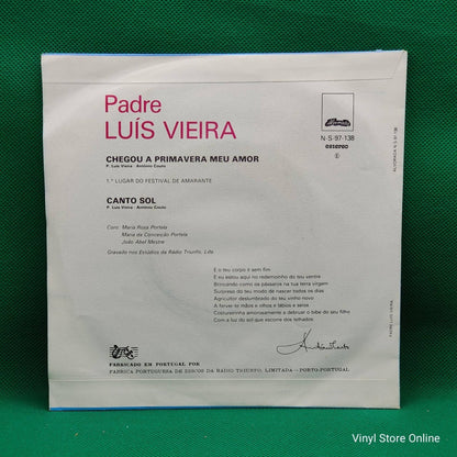 Padre Luís Vieira ‎– Chegou A Primavera Meu Amor - Vinyl Store Online