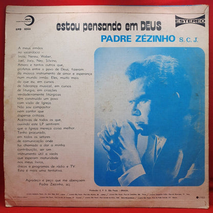 Padre Zezinho ‎– Estou Pensando Em Deus - Vinyl Store Online