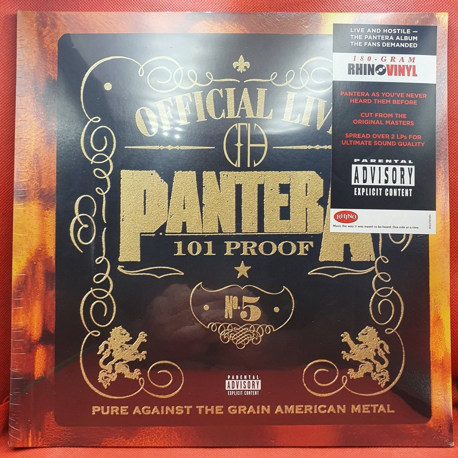 Pantera ‎– Official Live: 101 Proof - Vinyl Store Online