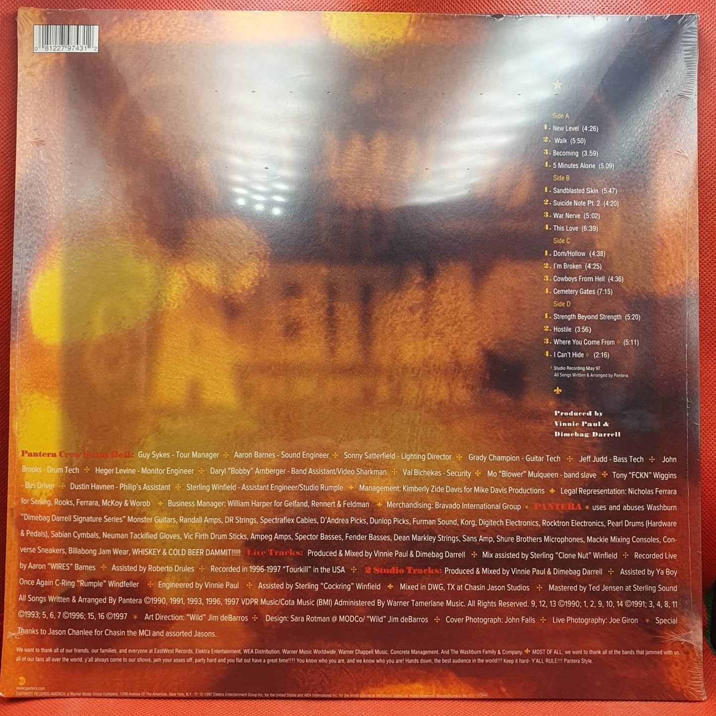 Pantera ‎– Official Live: 101 Proof - Vinyl Store Online