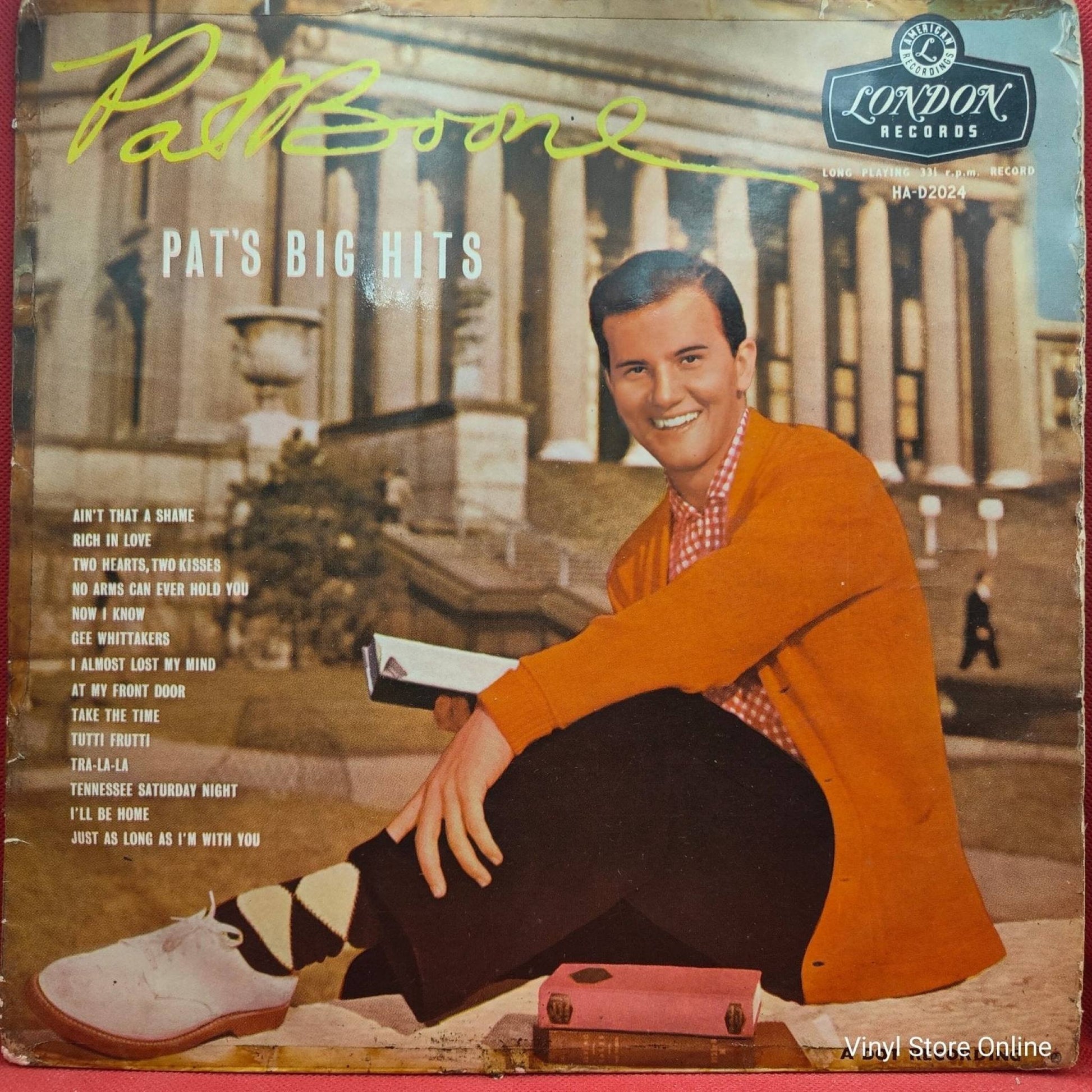 Pat Boone ‎– Pat's Big Hits - Vinyl Store Online