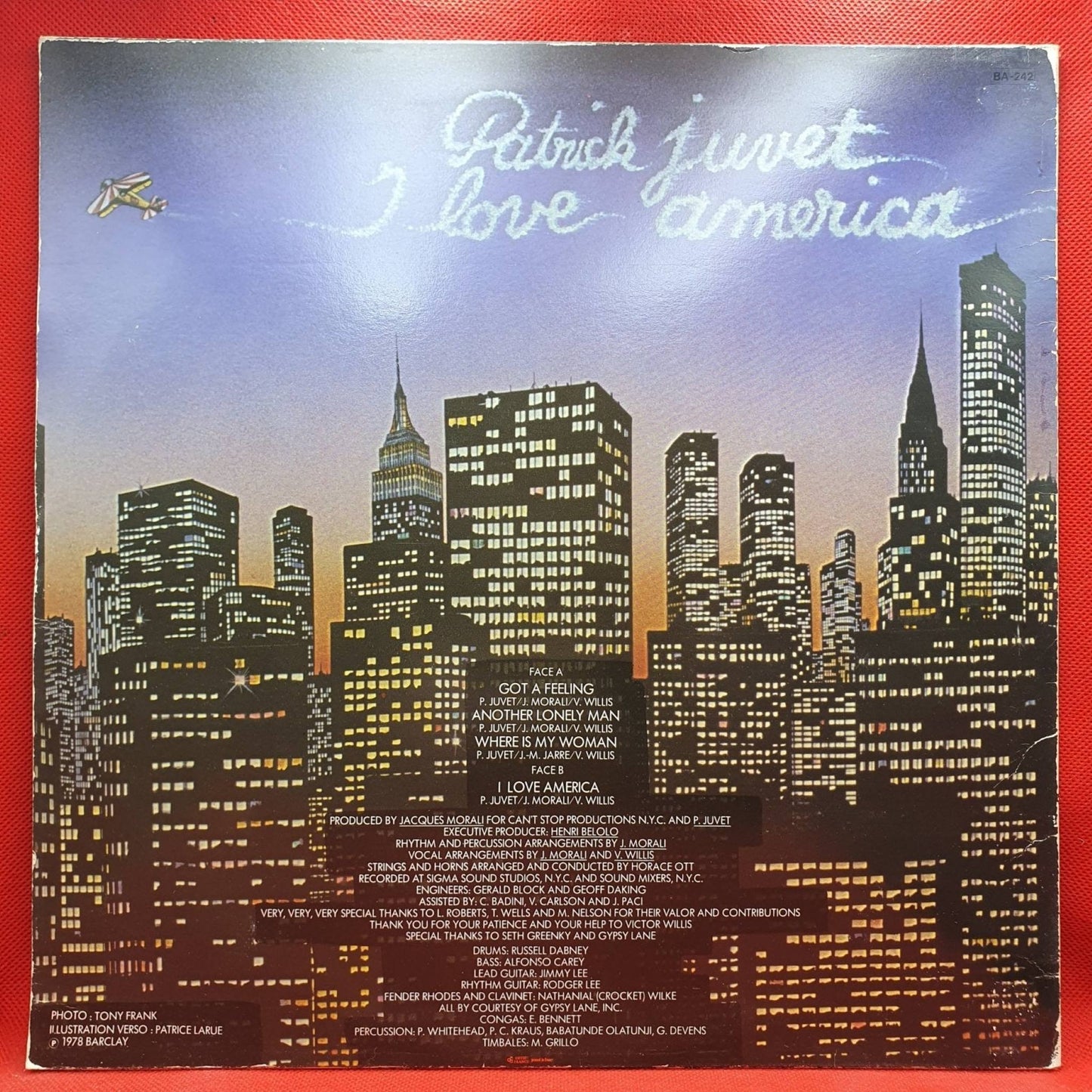 Patrick Juvet ‎– Got A Feeling - I Love America - Vinyl Store Online