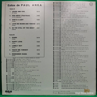 Paul Anka ‎– Exitos De Paul Anka - Vinyl Store Online