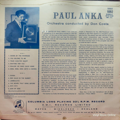 Paul Anka ‎– Paul Anka - Vinyl Store Online