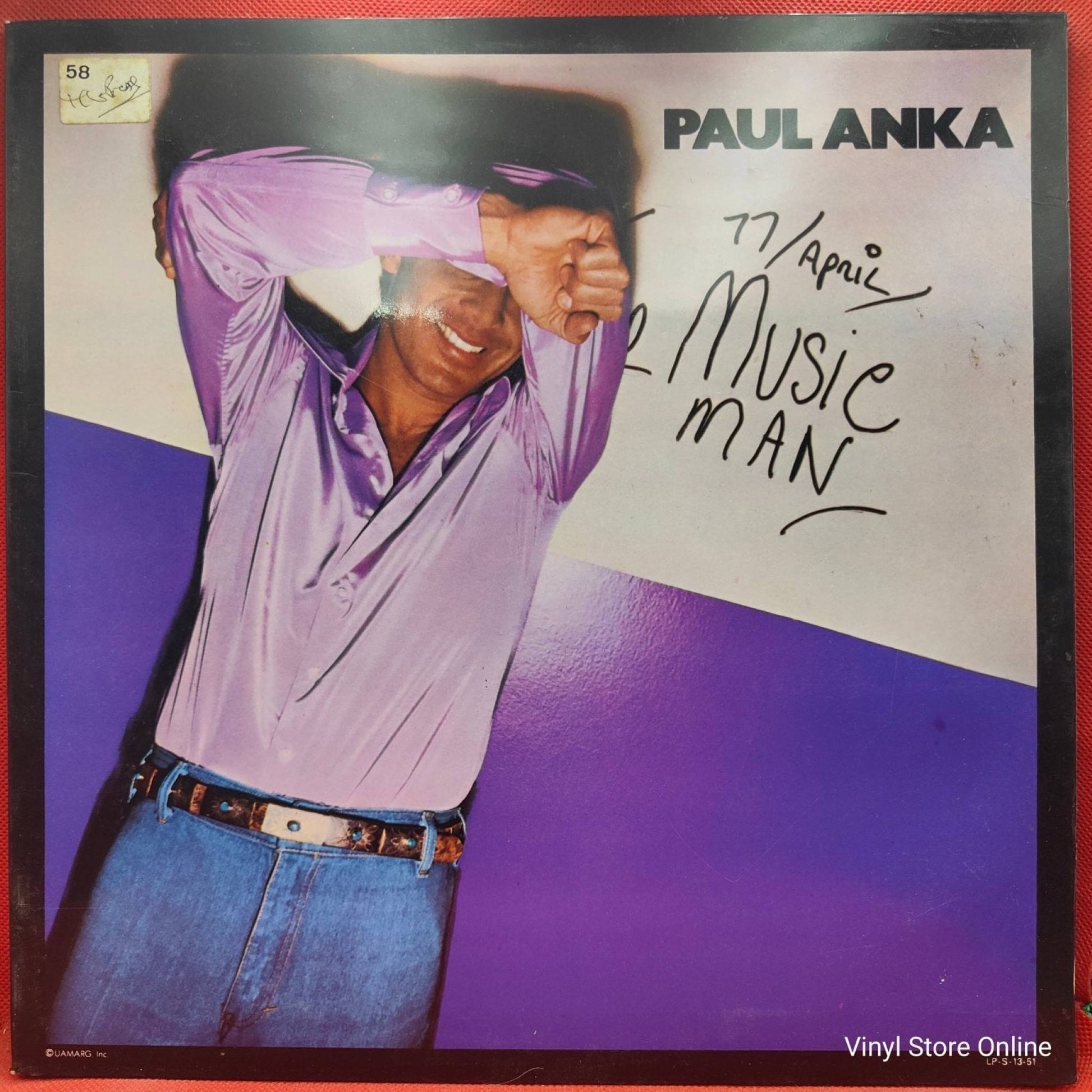 Paul Anka ‎– The Music Man - Vinyl Store Online