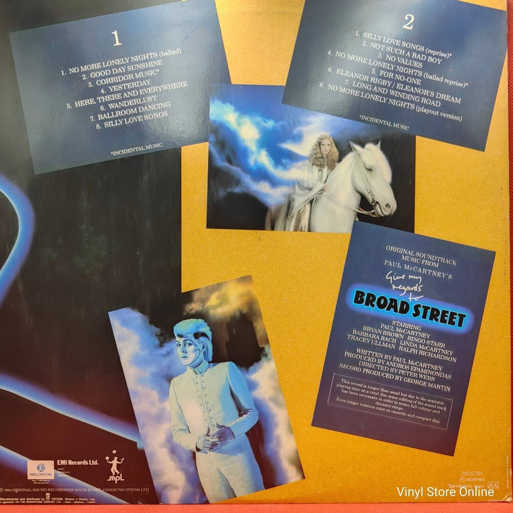 Paul McCartney ‎– Give My Regards To Broad Street - Vinyl Store Online