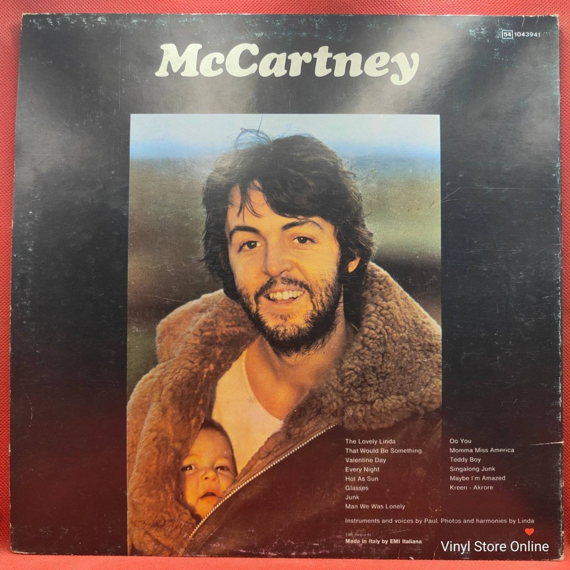 Paul McCartney ‎– McCartney - Vinyl Store Online