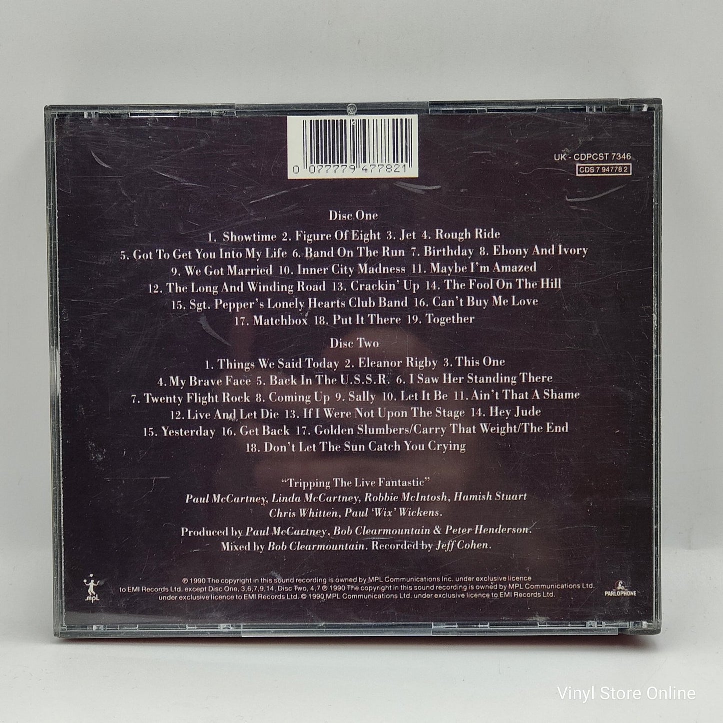 Paul McCartney ‎– Tripping The Live Fantastic - Vinyl Store Online