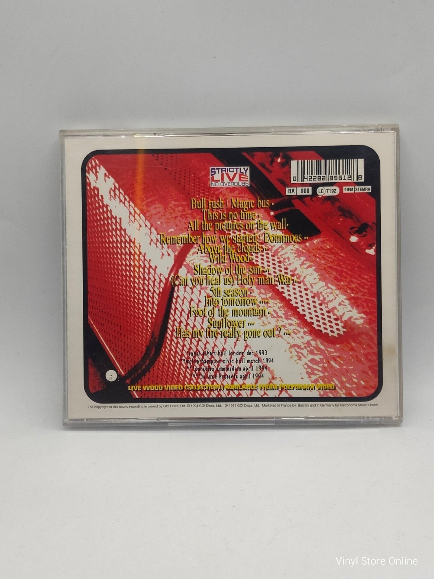 Paul Weller ‎– Live Wood - Vinyl Store Online