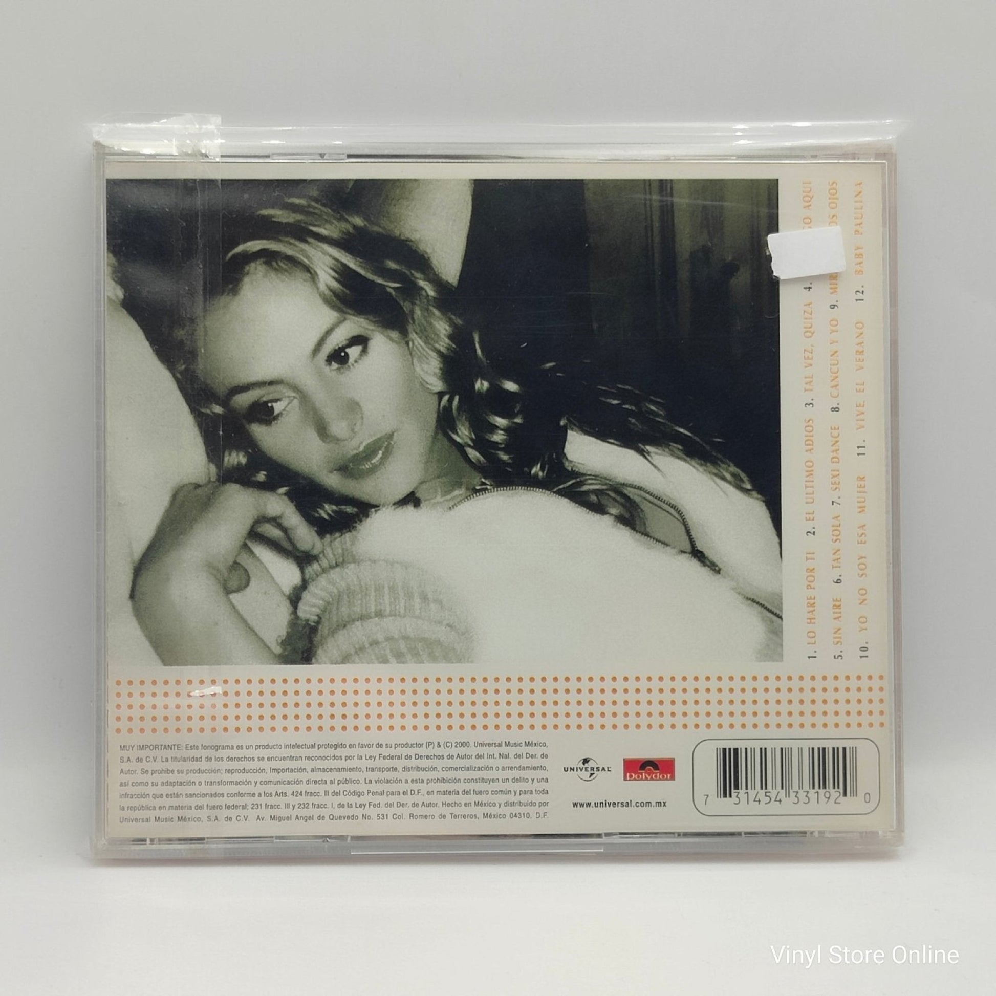 Paulina Rubio ‎– Paulina - Vinyl Store Online
