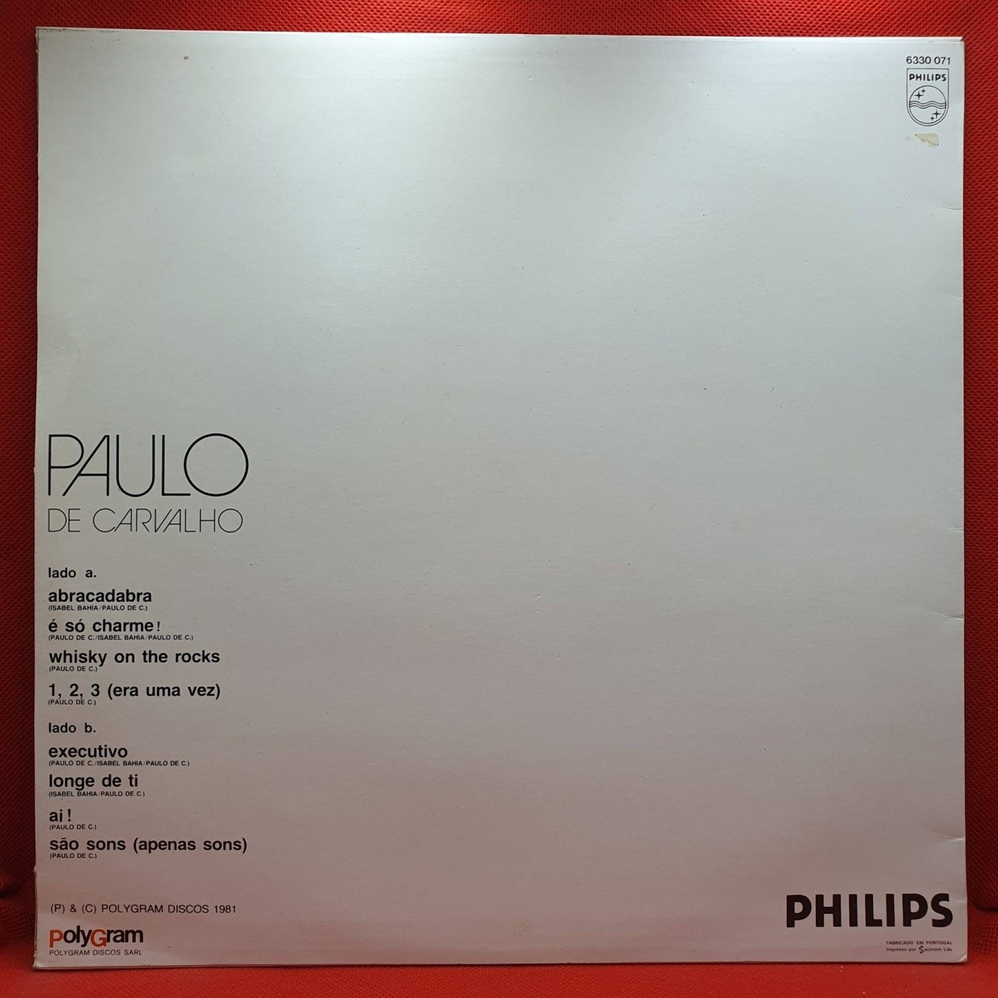 Paulo De Carvalho ‎– Abracadabra - Vinyl Store Online