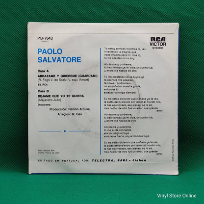 Pauolo Salvatore - Abrazame y Quiereme - Vinyl Store Online