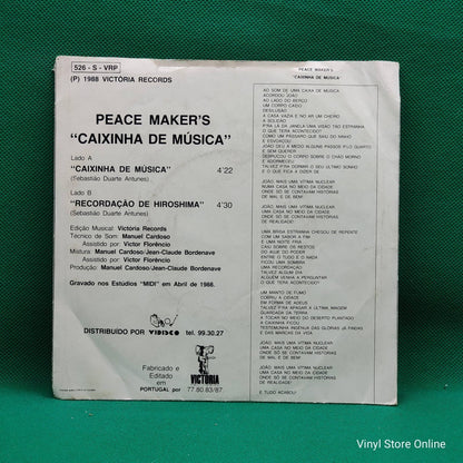 Peace Makers ‎– Caixinha De Musica / Recordação De Hiroshima - Vinyl Store Online