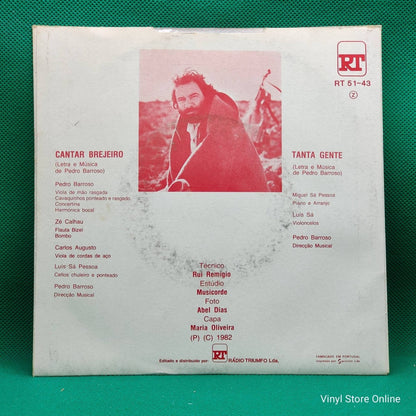 Pedro Barroso ‎– Cantar Brejeiro / Tanta Gente - Vinyl Store Online