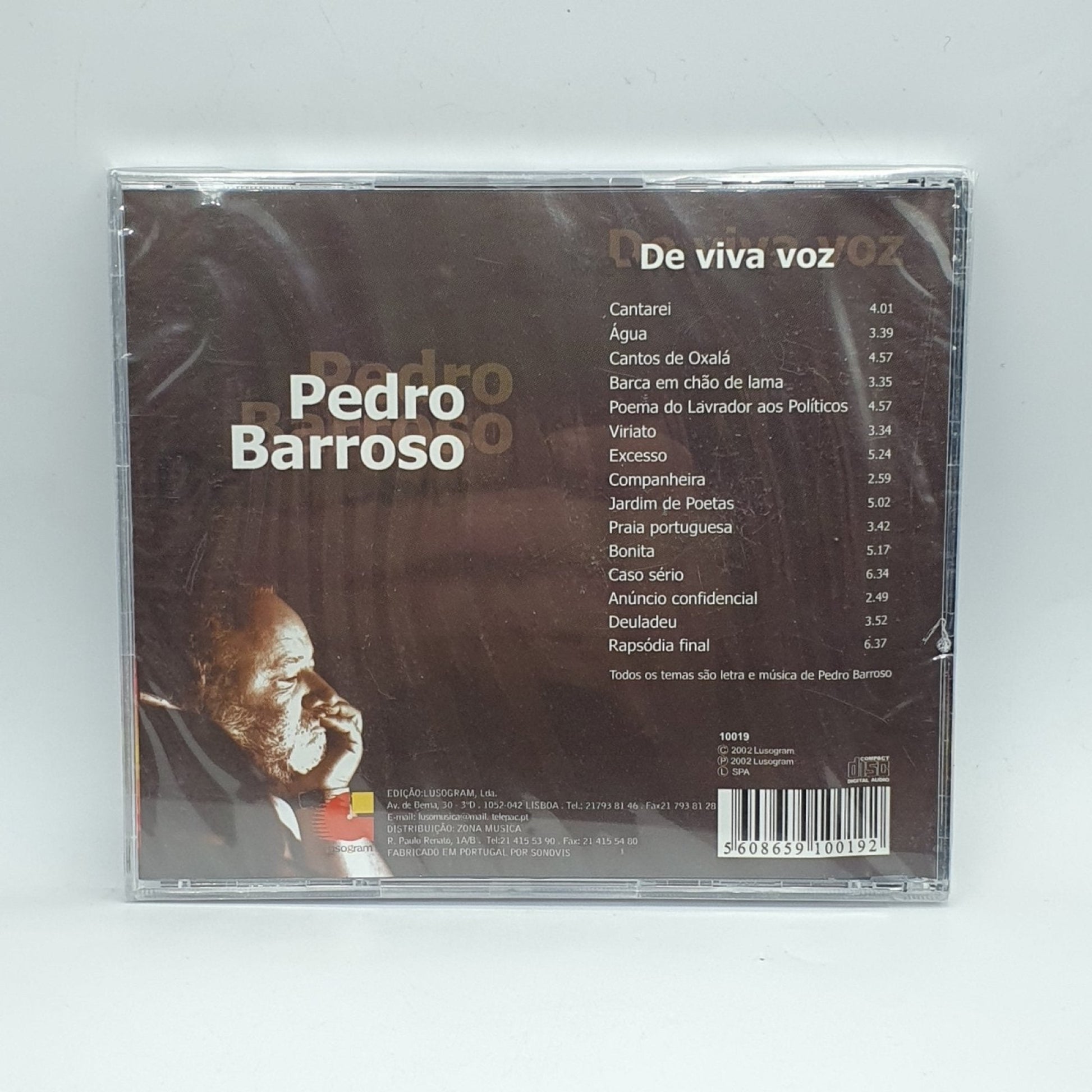 Pedro Barroso ‎– De Viva Voz - Vinyl Store Online