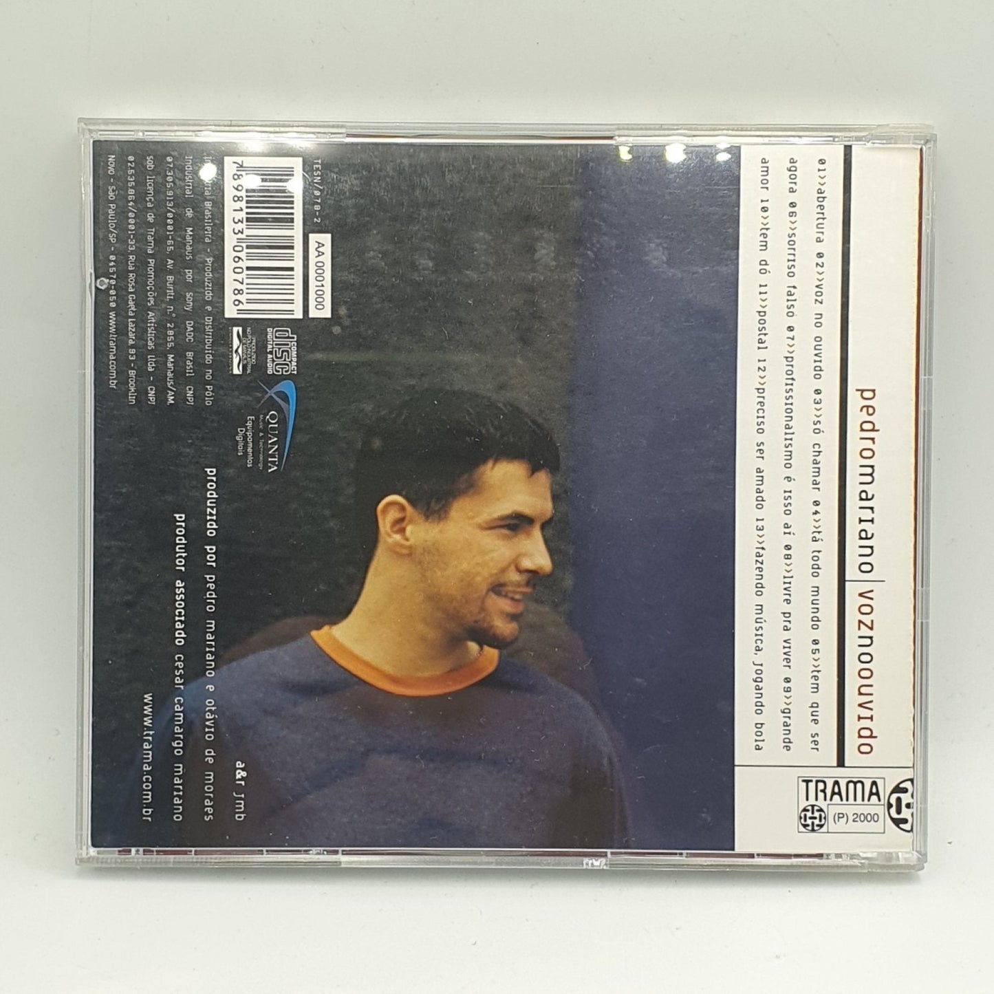 Pedro Mariano ‎– Voz No Ouvido - Vinyl Store Online