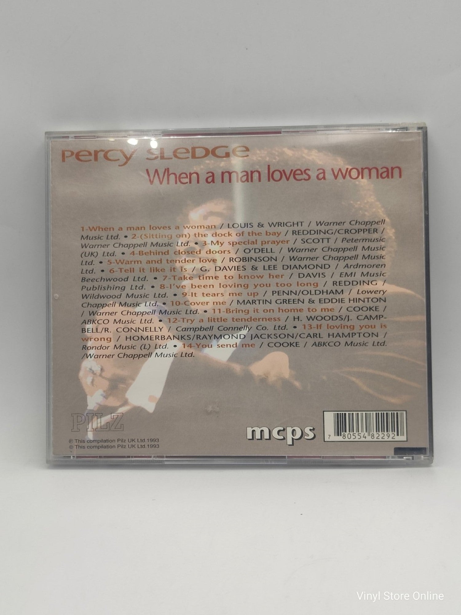 Percy Sledge ‎– When A Man Loves A Woman - Vinyl Store Online