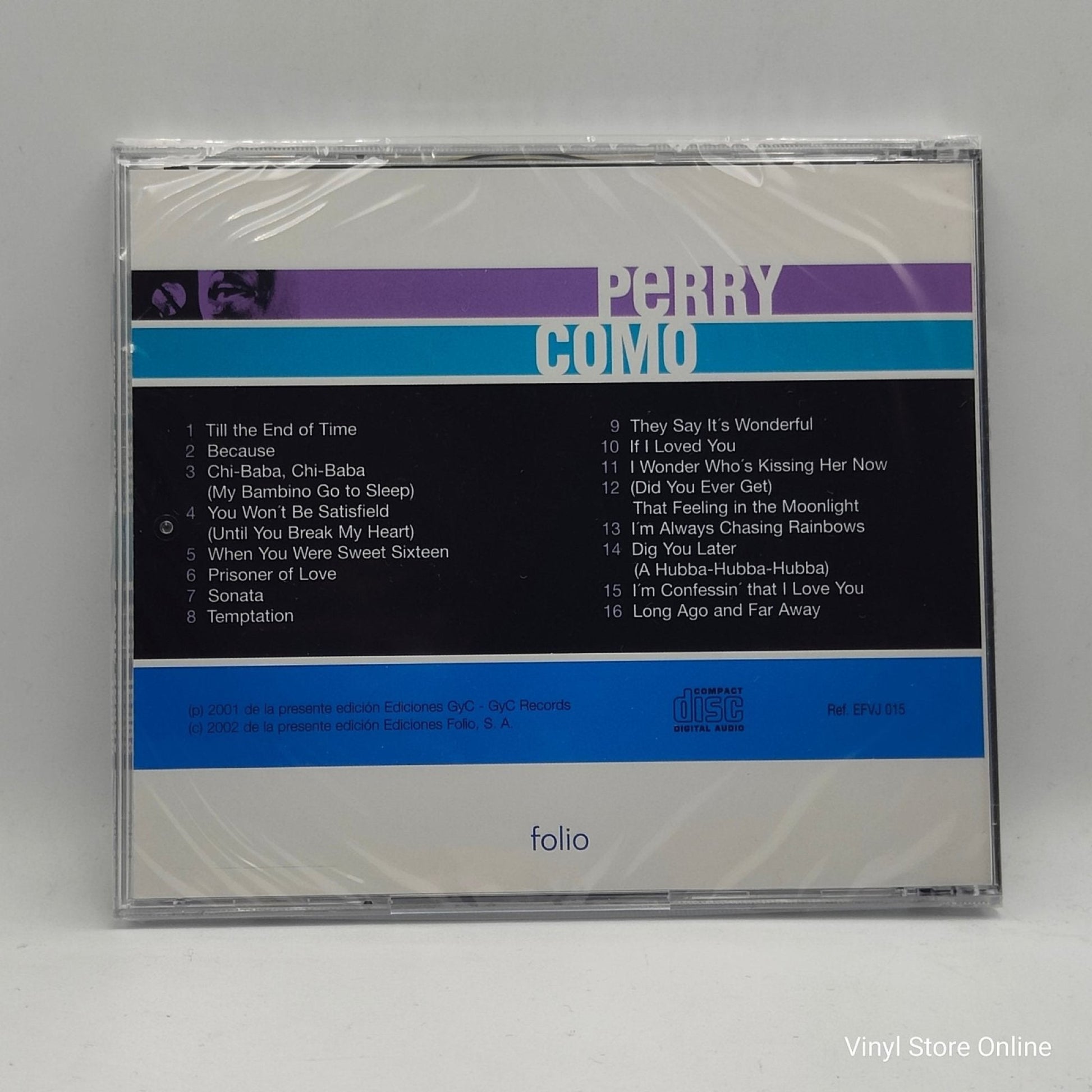 Perry Como ‎– Vocal Jazz - Vinyl Store Online