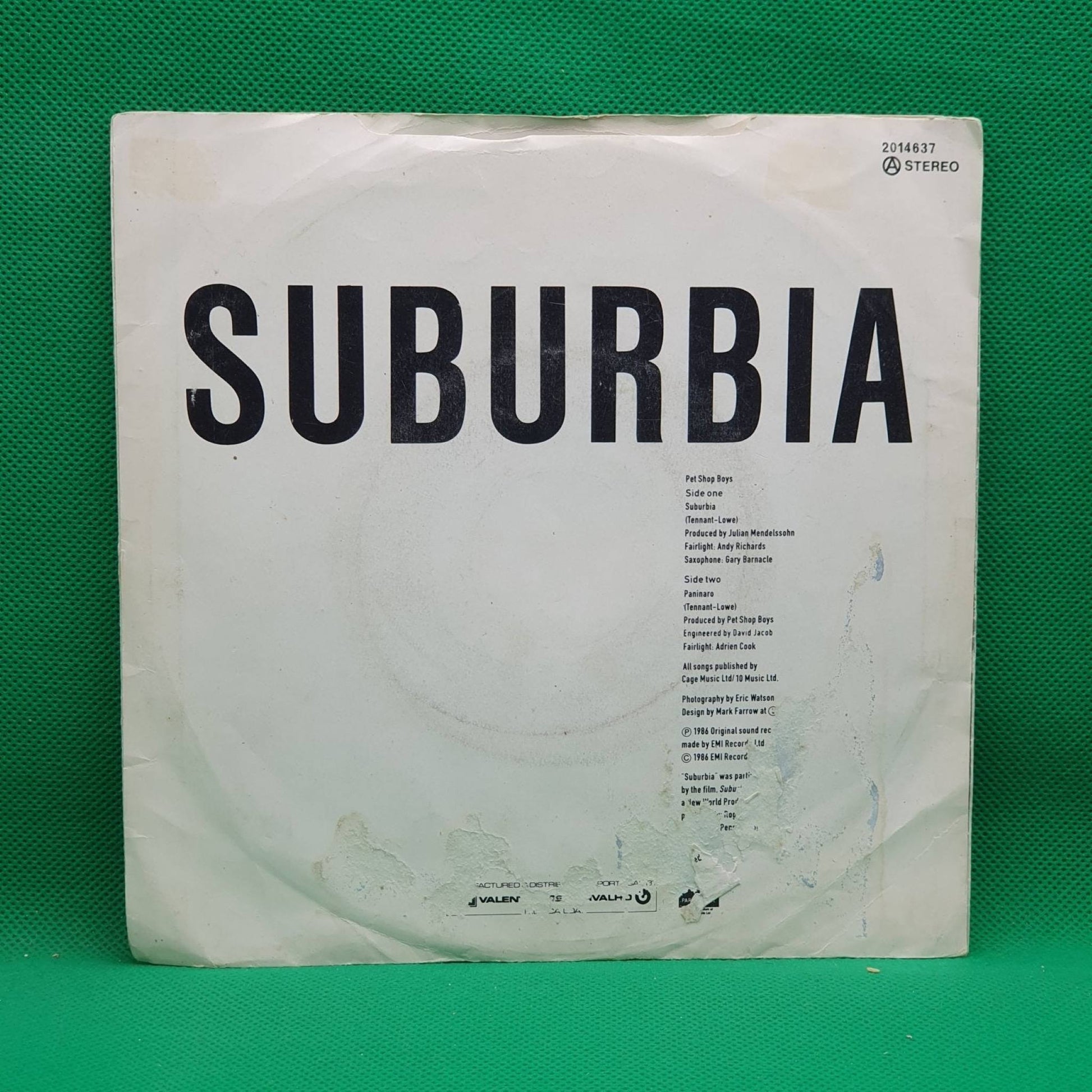 Pet Shop Boys ‎– Suburbia - Vinyl Store Online