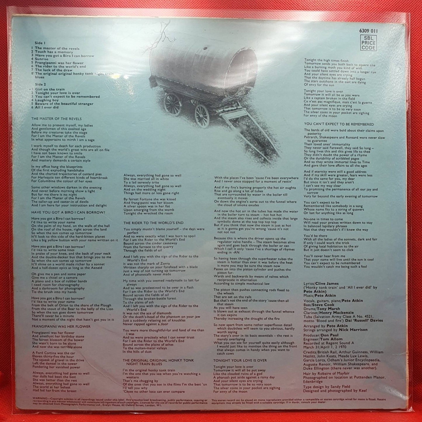 Pete Atkin ‎– Beware Of The Beautiful Stranger - Vinyl Store Online