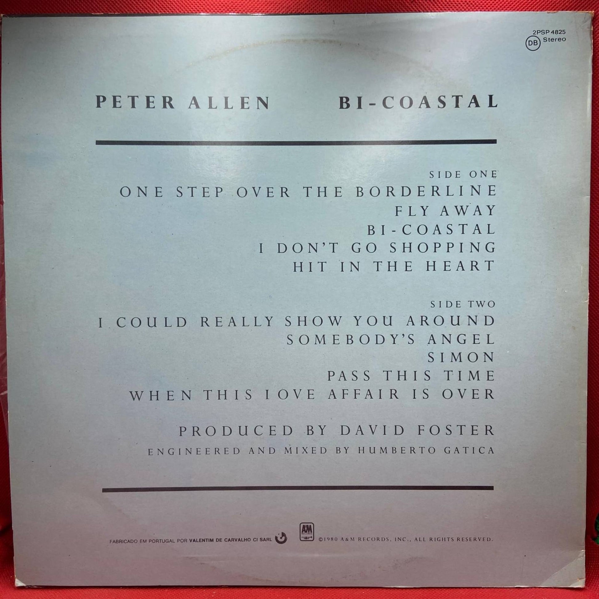 Peter Allen ‎– Bi - Coastal - Vinyl Store Online