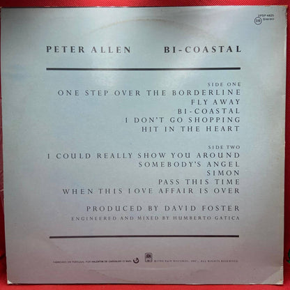 Peter Allen ‎– Bi - Coastal - Vinyl Store Online