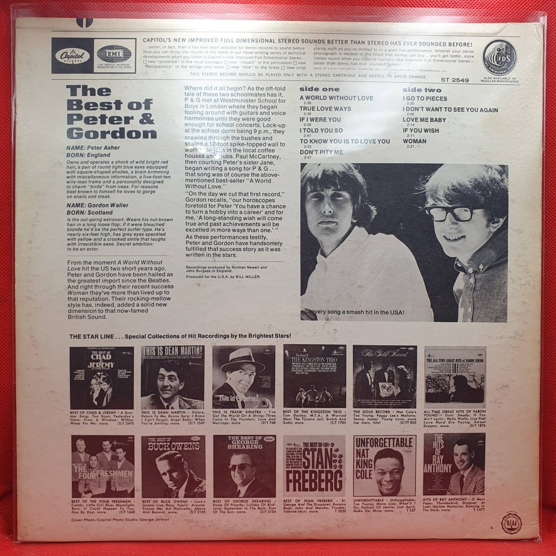 Peter And Gordon ‎– The Best Of Peter And Gordon - Vinyl Store Online