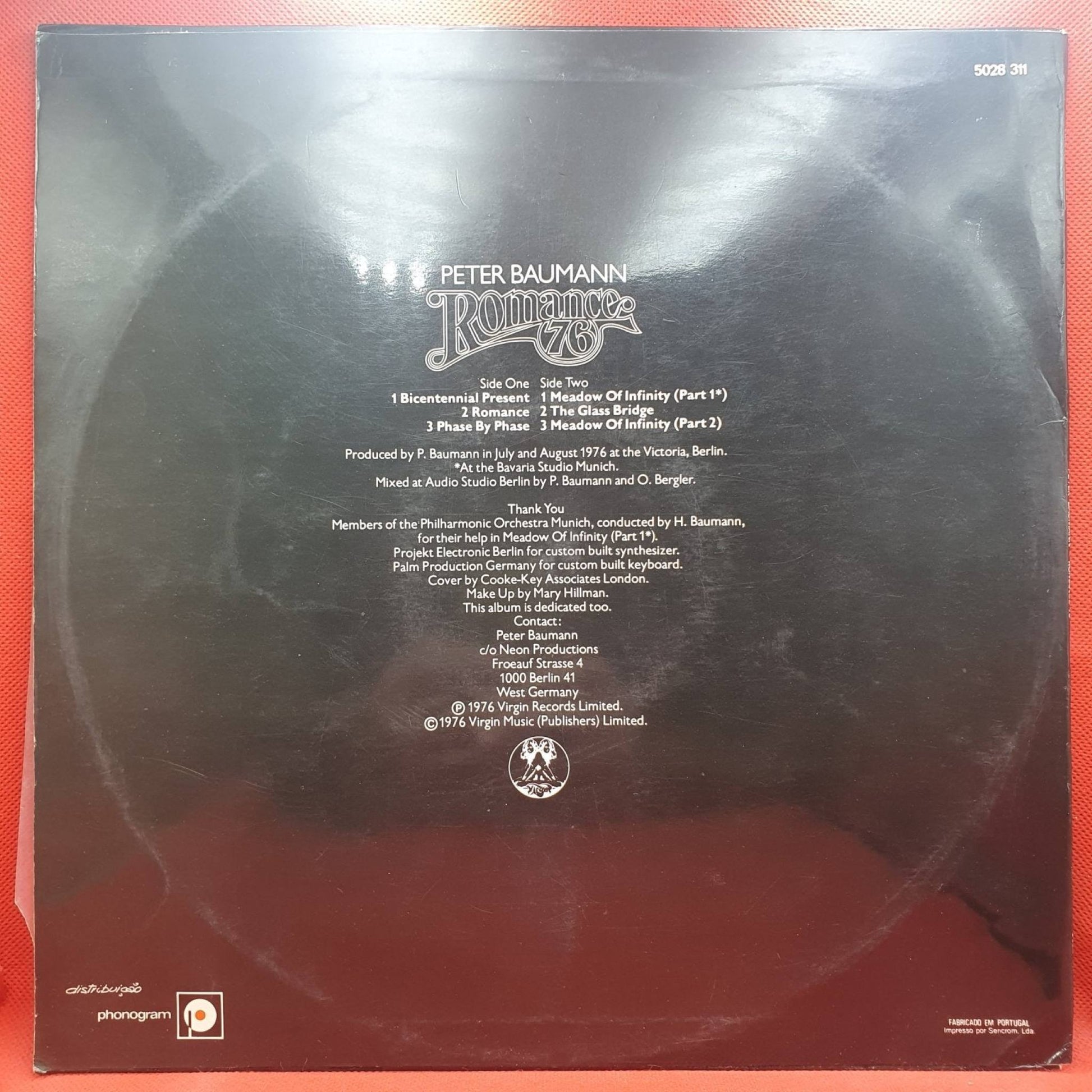 Peter Baumann ‎– Romance 76 - Vinyl Store Online