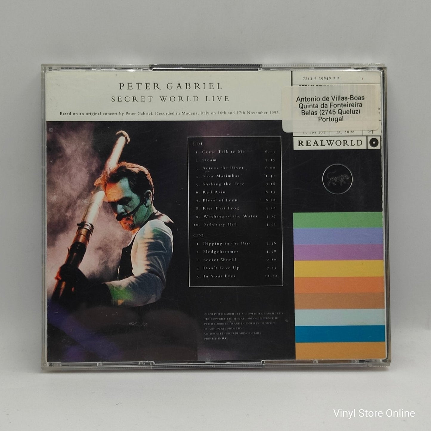 Peter Gabriel ‎– Secret World Live - Vinyl Store Online