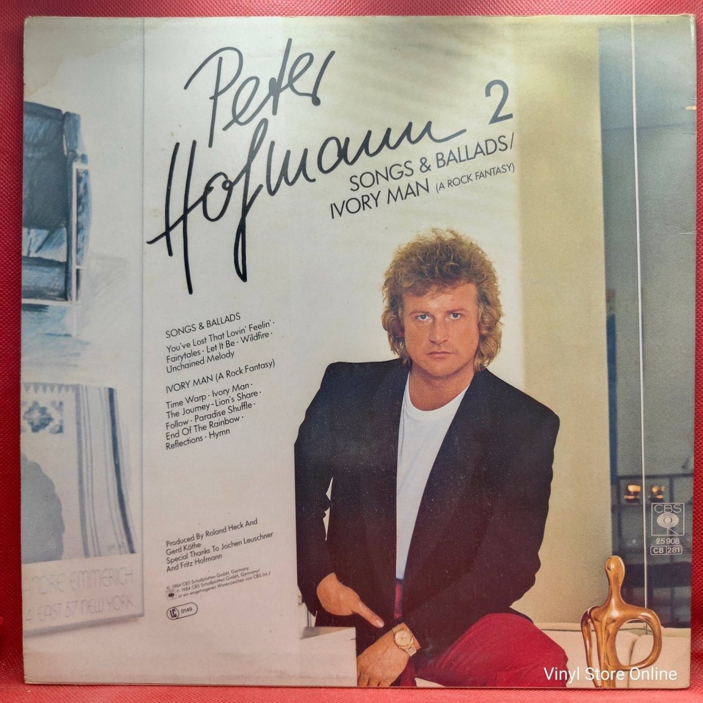 Peter Hofmann ‎– Peter Hofmann 2 (Ivory Man / Songs & Ballads) - Vinyl Store Online