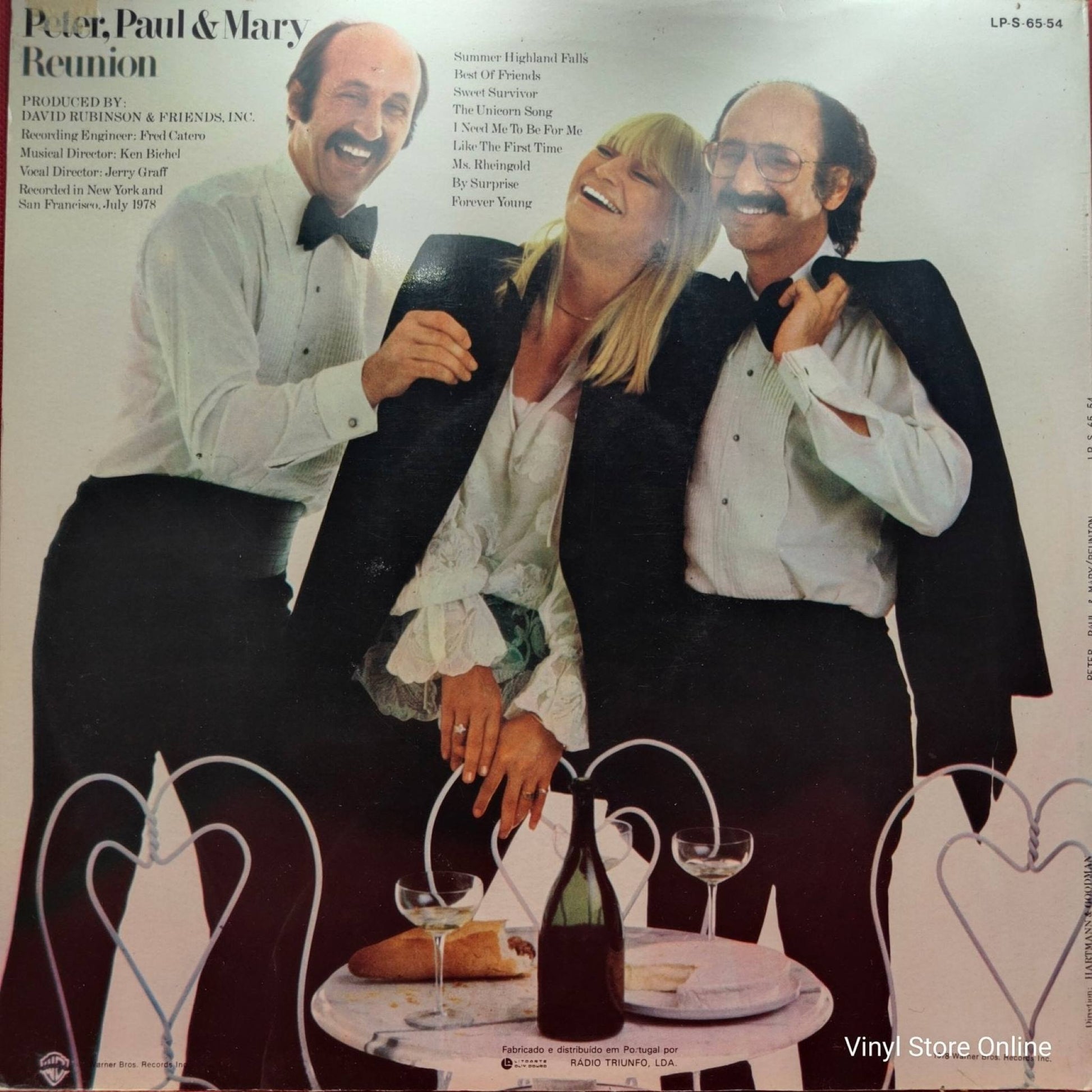 Peter, Paul & Mary ‎– Reunion - Vinyl Store Online