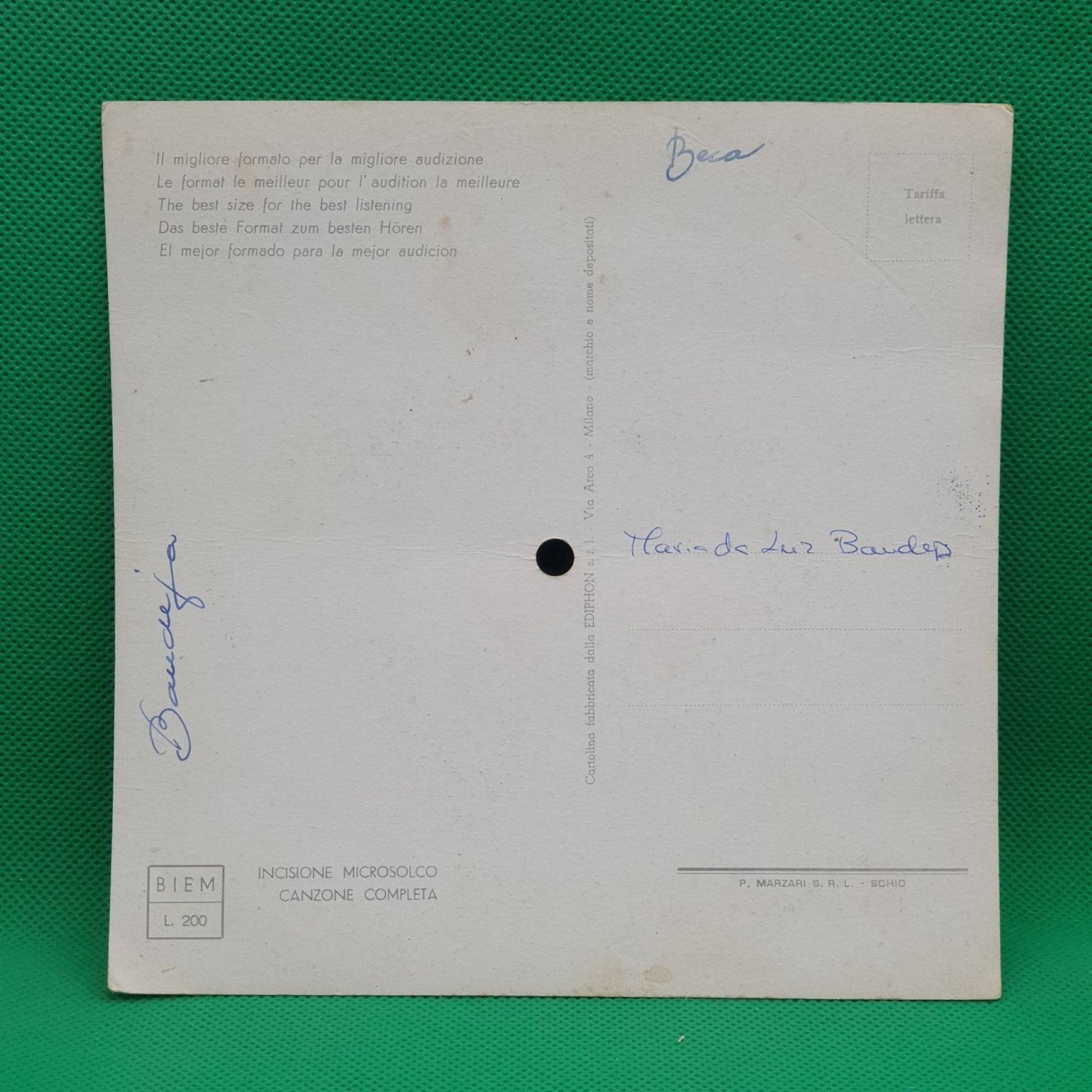 Photo Melody - Quinteto Bruno Aragosti - Vogliamoci Tanto Bene - Vinyl Store Online