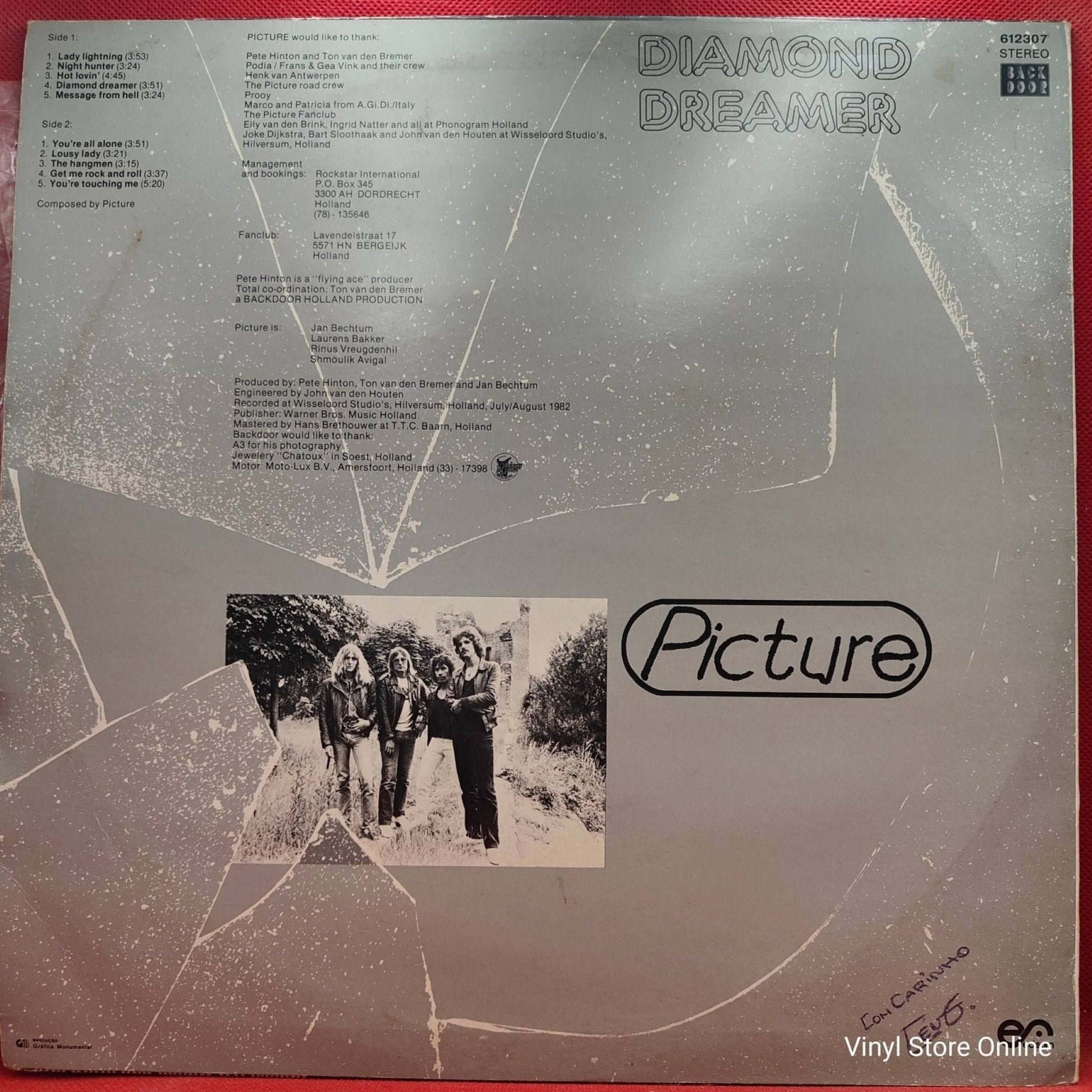 Picture ‎– Diamond Dreamer - Vinyl Store Online