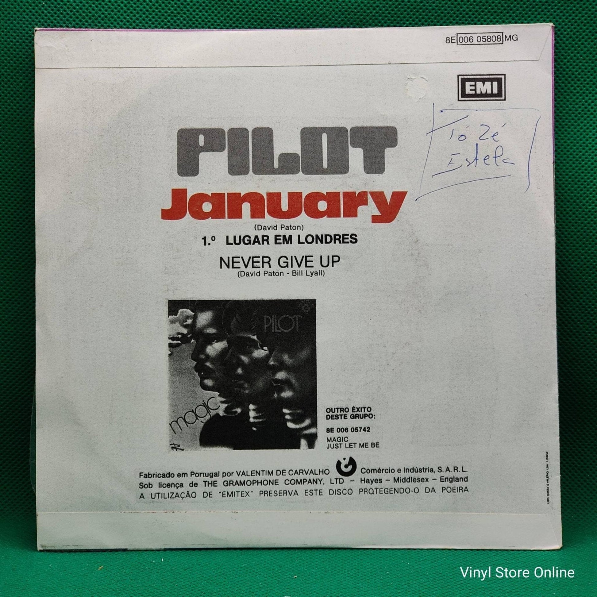 Pilot ‎– January - Vinyl Store Online