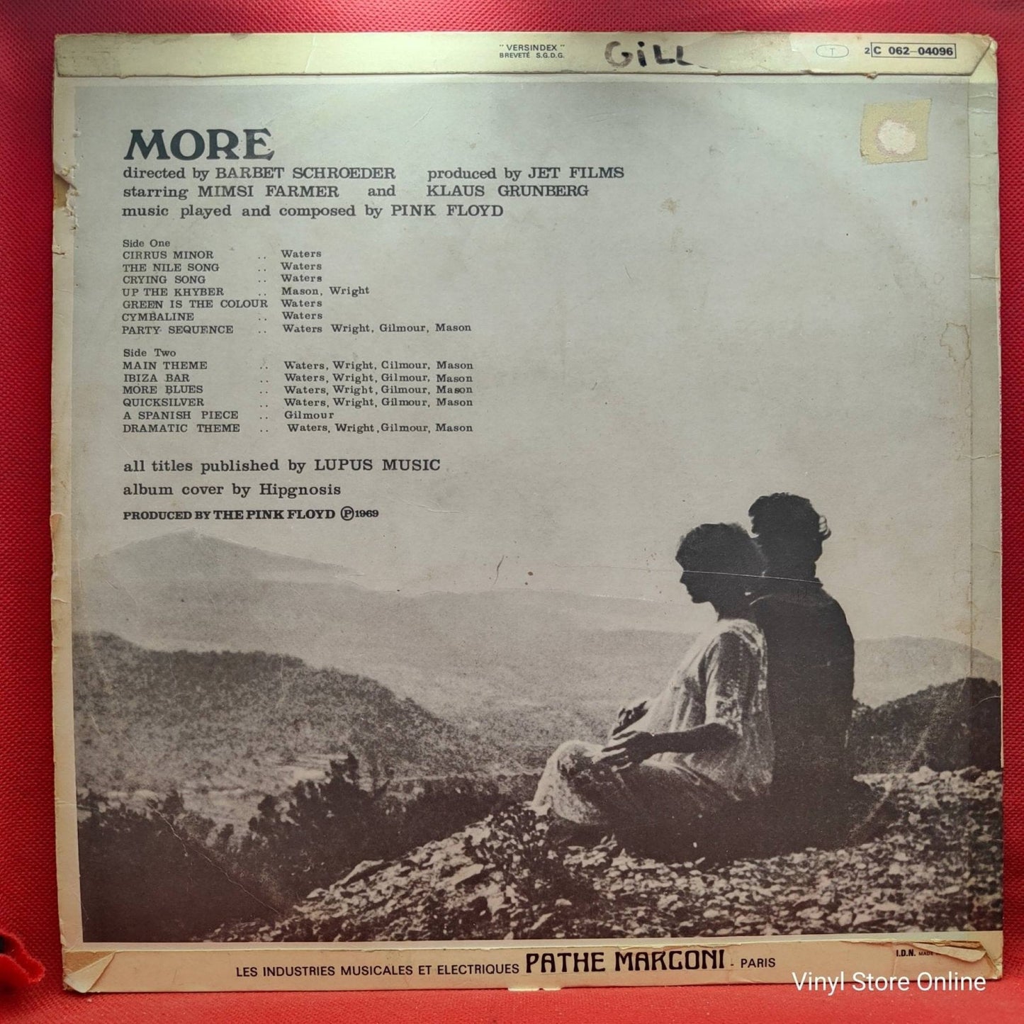 Pink Floyd – Soundtrack From The Film "More" - Vinyl Store Online
