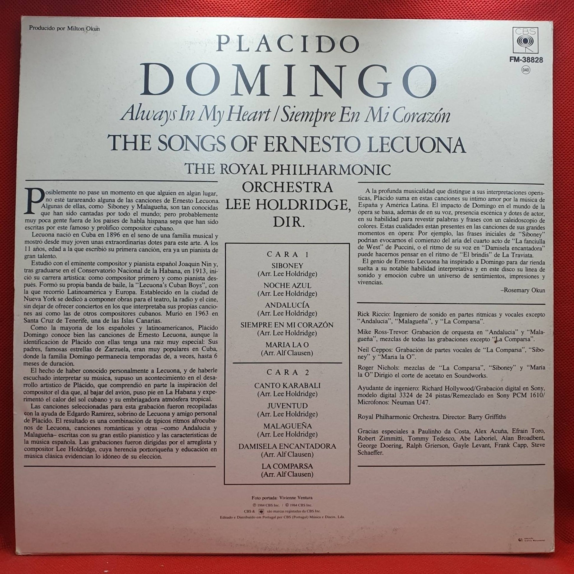 Placido Domingo – Always In My Heart - Vinyl Store Online