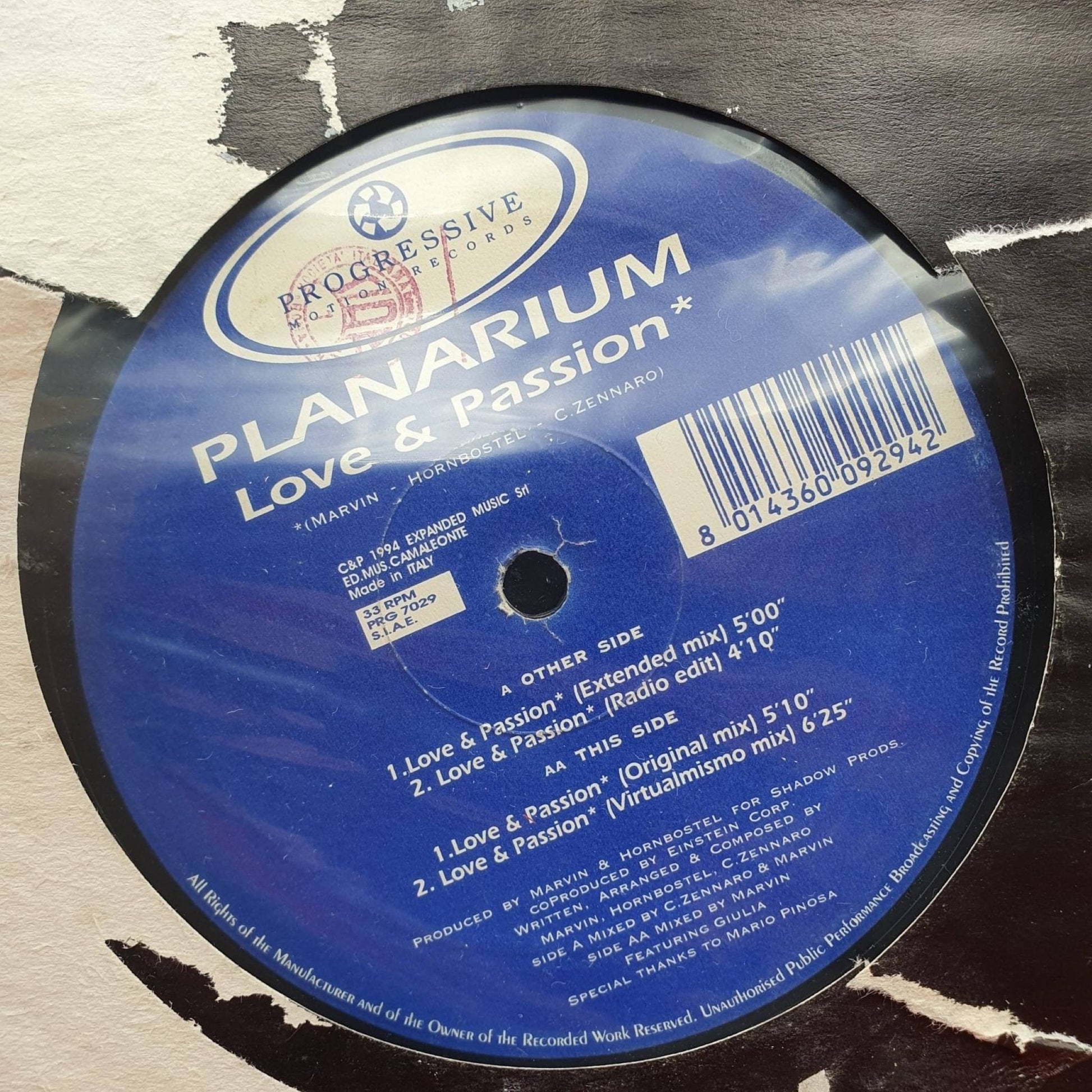 Planarium ‎– Love & Passion - Vinyl Store Online