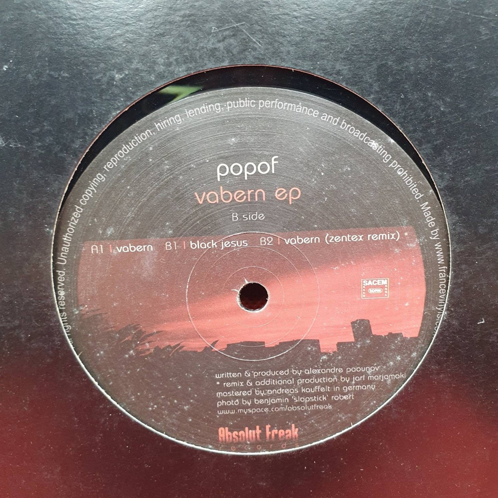 Popof ‎– Vabern EP - Vinyl Store Online