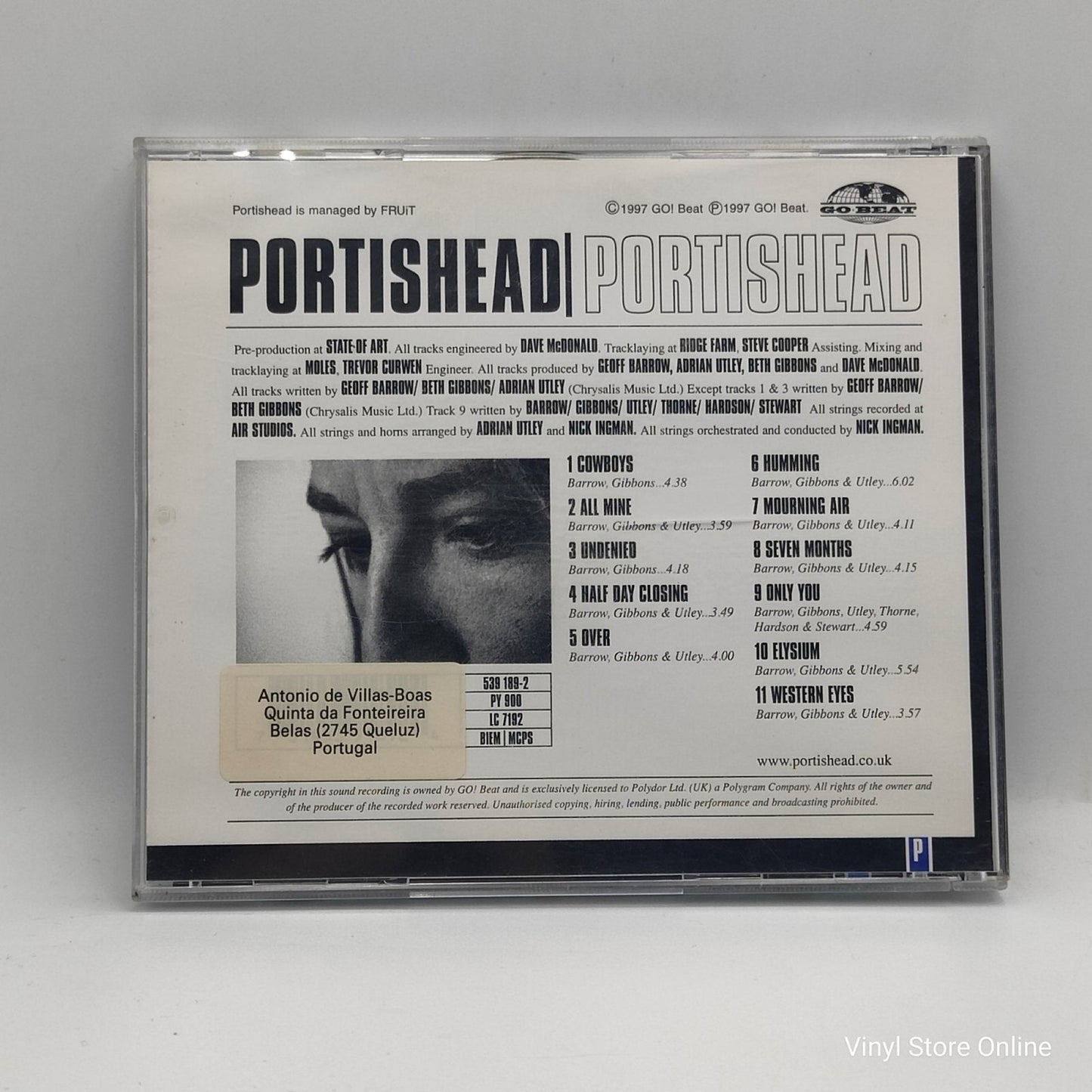 Portishead ‎– Portishead - Vinyl Store Online