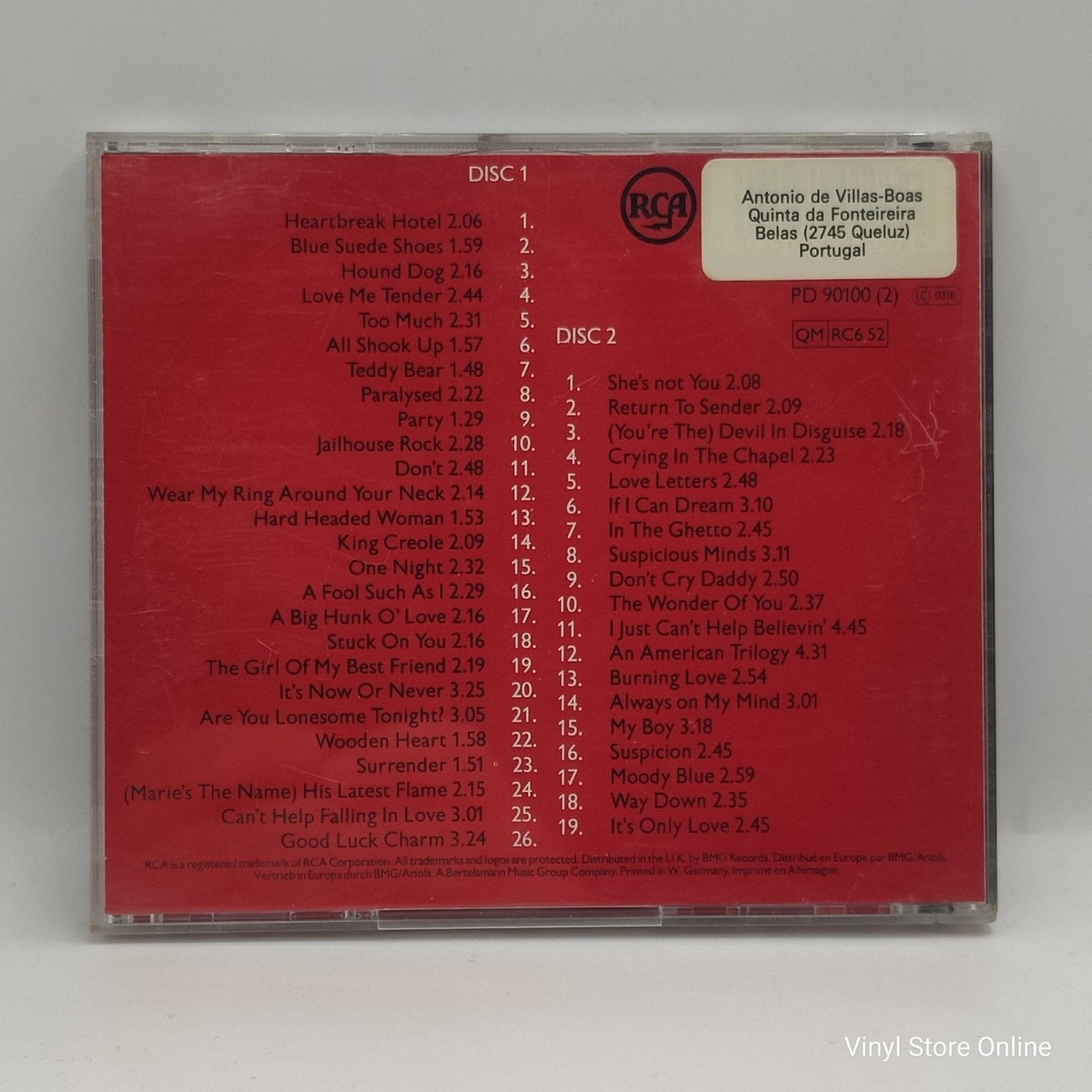 Presley ‎– The All Time Greatest Hits - Vinyl Store Online